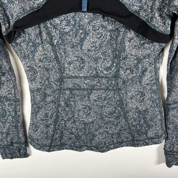 lululemon athletica Define Jacket Brushed Herringbone Gray Blue Alberta size 6 - Picture 11 of 14